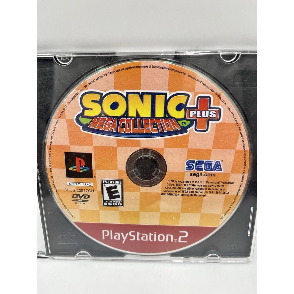 Sonic Mega Collection Plus Greatest Hits PS2 Sony PlayStation 2 - Disc Only
